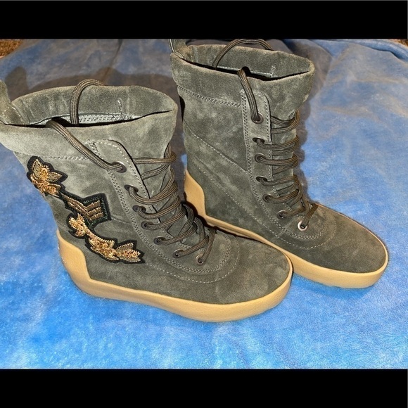 Ash Nolan Green Military Boots Size 7 - Picture 6 of 9